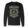 It's An English Thing You Wouldn't Understand Name Vintage Long Sleeve T-Shirt Gifts ideas