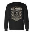 It's An Oswald Thing You Wouldn't Understand Name Vintage Long Sleeve T-Shirt Gifts ideas