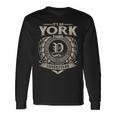 It's An York Thing You Wouldn't Understand Name Vintage Long Sleeve T-Shirt Gifts ideas