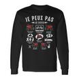 Je Peux Pas Je Dois Moto Gp Courses Motos Motard Humour T-shirt à manches longues Idées cadeaux