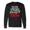 Jebiga Balkan Slogan Ich Nix Speak Deutsch German Langu S Langarmshirts Geschenkideen