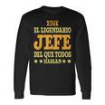 Jefe Profesión Divertida Jefe Camiseta de manga larga Ideas de regalos