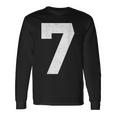 Jersey Number 7 Long Sleeve T-Shirt Gifts ideas