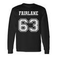 Jersey Style 63 1963 Fairlane Old School Classic Muscle Car Long Sleeve T-Shirt Gifts ideas