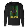 Jiu Jitsu Brazilian Bjj Brazil United States Flag Brazilian Long Sleeve T-Shirt Gifts ideas