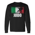 Judo Sport Italy Flag Italian Martial Artist Long Sleeve T-Shirt Gifts ideas