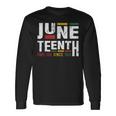 Junenth Freeish Since 1865 For Black African Freedom Long Sleeve T-Shirt Gifts ideas