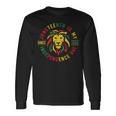 Junenth Is My Independence Day Lion Free Ish Since 1865 Long Sleeve T-Shirt Gifts ideas