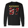 Kaprizov 97 Wild The Thrill Minnesota Pro Ice Hockey Long Sleeve T-Shirt Gifts ideas