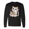 Kawaii Cat Ramen Noodles Anime Neko Japanese Manga Otaku Long Sleeve T-Shirt Gifts ideas
