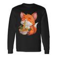 Kawaii Japanese Anime Fox Ramen Food Lovers Long Sleeve T-Shirt Gifts ideas