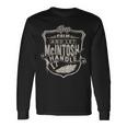 Keep Calm And Let Mcintosh Handle It Family Name Long Sleeve T-Shirt Gifts ideas