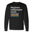 Keinen Millimeter Nach Rechts Lgbt Democratie Love Langarmshirts Geschenkideen