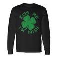 Kiss Me I'm Irish Saint Patrick Day Womens Long Sleeve T-Shirt Gifts ideas