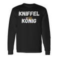 Kniffelkönig For Dice Player Zum Triffel Spiel King Langarmshirts Geschenkideen