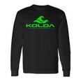 Koloa Surf Classic Wave Green Logo Long Sleeve T-Shirt Gifts ideas