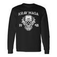 Krav Maga Gear Israeli Combat Training Self Defense Skull Long Sleeve T-Shirt Gifts ideas