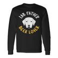 Lab Dog Father Beer Lover Best Labrador Retriever Dog Dad Long Sleeve T-Shirt Gifts ideas