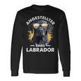 Labrador Employee Slogan Dog Langarmshirts Geschenkideen