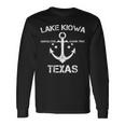 Lake Kiowa Texas Fishing Camping Summer Long Sleeve T-Shirt Gifts ideas