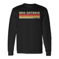 Lake Ontario New York Fishing Camping Summer Long Sleeve T-Shirt Gifts ideas