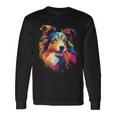 Langhaar Collie Welpe Langarmshirts Geschenkideen