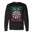 Lass Das Mal Den Papa Machen Darts Player Langarmshirts Geschenkideen