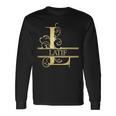 Latif Langarmshirts mit Goldenem Ornament-Design, Personalisiert Geschenkideen