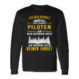 Leg Dich Niemal Mit Ein Pilotten An Plane Pilot Langarmshirts Geschenkideen