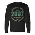 Legend Since 2007 17Th Birthday Retro 17 Years Old Boy Long Sleeve T-Shirt Gifts ideas