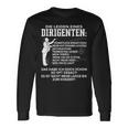 Leiden Eines Conductor Musician Choir Concert Orchestra Langarmshirts Geschenkideen