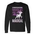 Leiomyosarcoma Warrior Lms Rare Cancer Unicorn Sarcoma Long Sleeve T-Shirt Gifts ideas