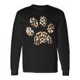 Leopard Cheetah Paw Print Long Sleeve T-Shirt Gifts ideas