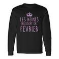 Les Legendes Sont Nees En Fevrier Tshirt T-shirt à manches longues Idées cadeaux