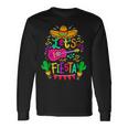 Let's Fiesta Cinco De Mayo Mexican Party Guitar Lover Long Sleeve T-Shirt Gifts ideas