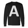 Letter A Langarmshirts Geschenkideen