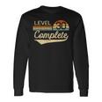 Level 30 Complete Vintage 30Th Wedding Anniversary Long Sleeve T-Shirt Gifts ideas