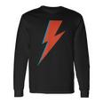 Lightning Bolt As Worn By Ziggy Rock Classic Music Sane 70S Long Sleeve T-Shirt Gifts ideas