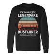 Line Bus Best Bus Driver Langarmshirts Geschenkideen