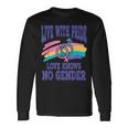 Live With Pride Love Knows No Gender Lgbt Apparel Long Sleeve T-Shirt Gifts ideas