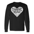 I Love Country Country Music Lover Idea Long Sleeve T-Shirt Gifts ideas