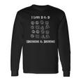 I Love D And D Drinking And Driving Gamer D20 Lover Long Sleeve T-Shirt Gifts ideas