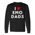 I Love Emo Dads Red Heart Long Sleeve T-Shirt Gifts ideas