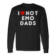 I Love Hot Emo Dads Red Heart Long Sleeve T-Shirt Gifts ideas