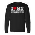 I Love My Hot Ginger Girlfriend I Love My Ginger Girlfriend Long Sleeve T-Shirt Gifts ideas