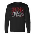 Love Like Jesus Valentines Day Hearts Long Sleeve T-Shirt Gifts ideas