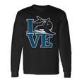 Love Camisa Orca Whale Para Niñas Cute Killer Whale Camiseta de manga larga Ideas de regalos
