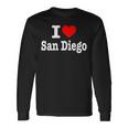I Love San Diego I Heart San Diego Long Sleeve T-Shirt Gifts ideas