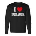 I Love Saudi Arabia Langarmshirts Geschenkideen