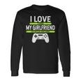 I Love It When My Girlfriend Lets Me Play Video Games Gamer Long Sleeve T-Shirt Gifts ideas